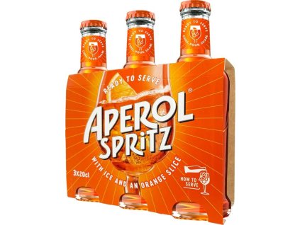 6422 aperol spritz 3x200ml sklo