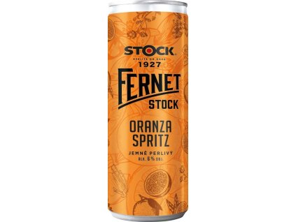6446 fernet stock oranza spritz 6 250ml plech