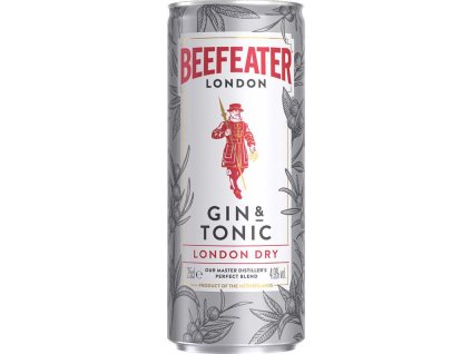 6452 beefeater london dry gin tonic 4 9 250ml plech