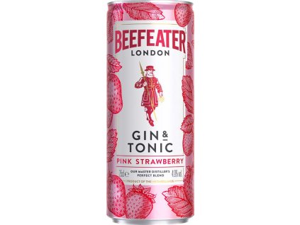 6458 beefeater london pink strawberry tonic 4 9 250ml plech