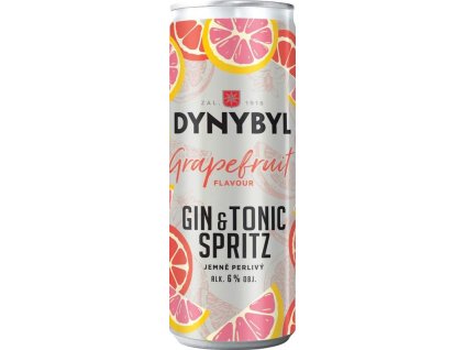 Dynybyl Gin&Tonic Spritz Grapefruit 6% 250ml plech