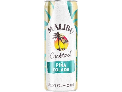 6500 malibu cocktail pina colada 5 250ml plech