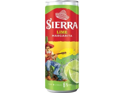 6542 sierra lime margarita tequila 6 250ml plech