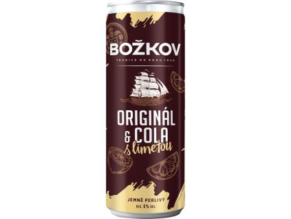 6548 bozkov original cola s limetou 6 250ml plech