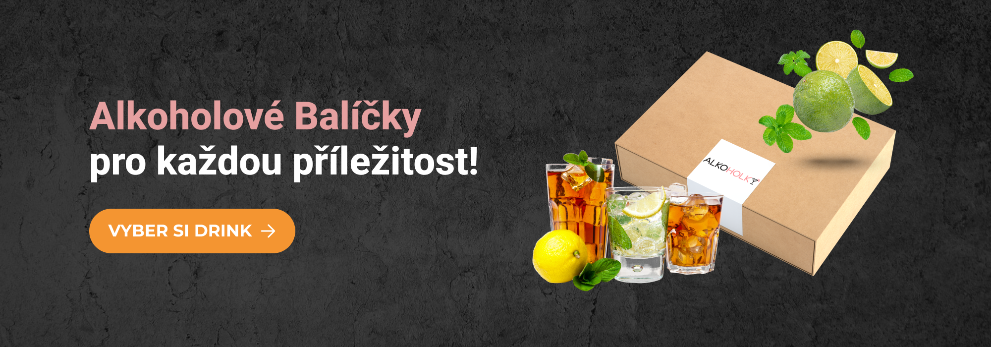 Banner odkazující na seznam balíčků