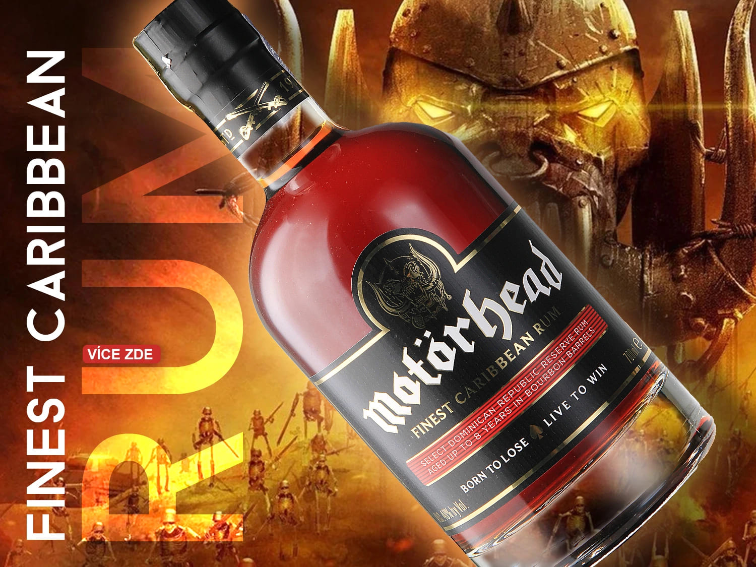 Motorhead Premium Dark Rum 40% 0,7 l