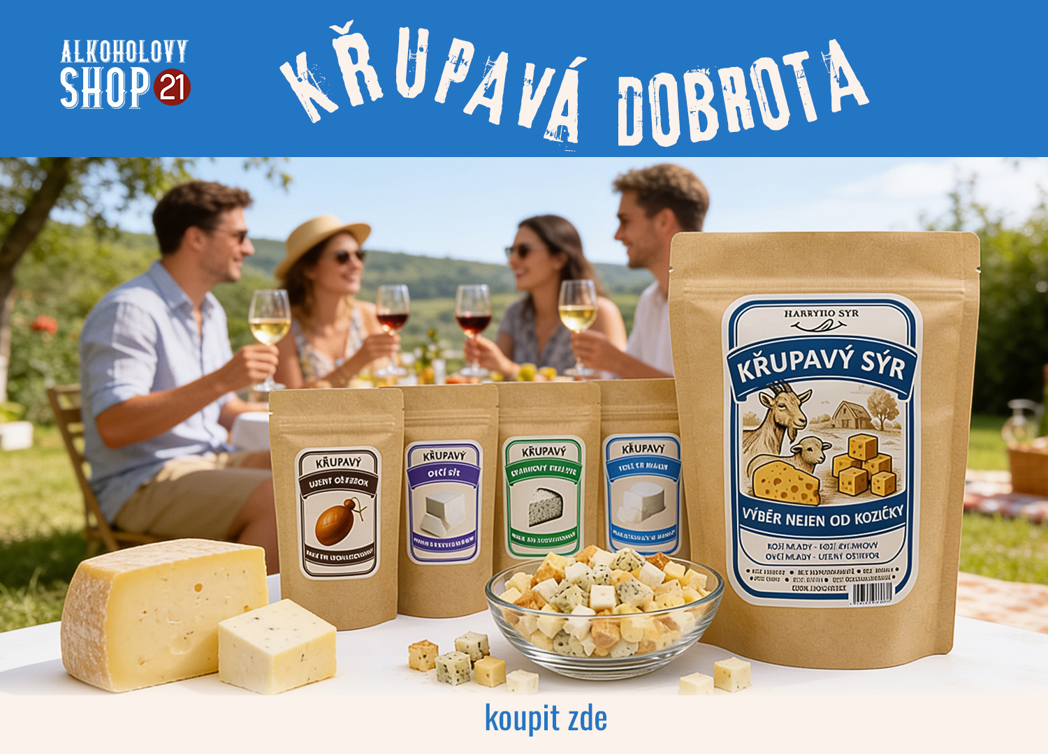 Křupavé sýry