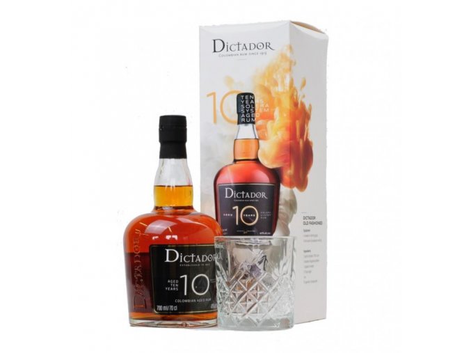 Dictador 10YO 0,7l 40% + sklo GB