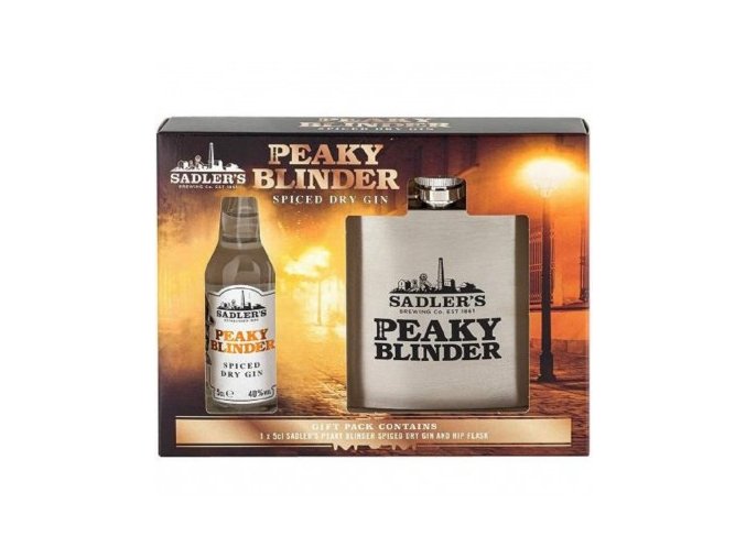 peaky blinder spiced dry gin miniatura 0 05 l 40 placatka darkove baleni