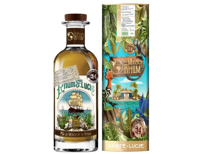 Santa Lucia distilery 2013 „ la Maison du Rhum IV. ” aged Santa Lucia rum 45% vol. 0.70 l