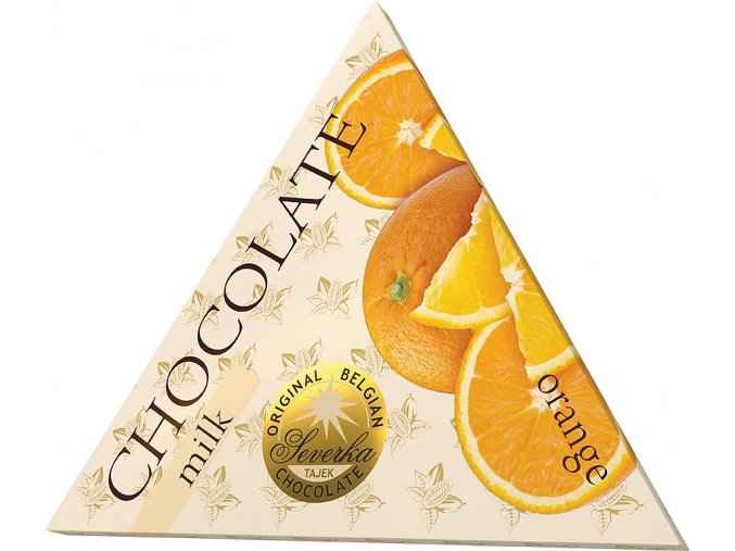 SEVERKA Mléčná čokoláda s pomerančem 50g