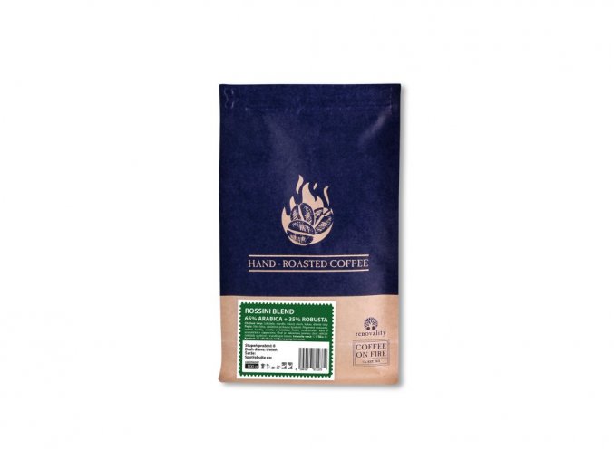 3750 1 rossini blend 65 arabica 35 robusta zrnkova kava