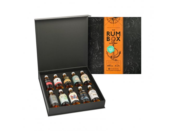 The Rum Box Turquoise Edition 10 x 50ml 41,2%