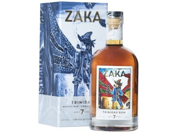 Zaka 7 years aged caribbean rum of Trinidad