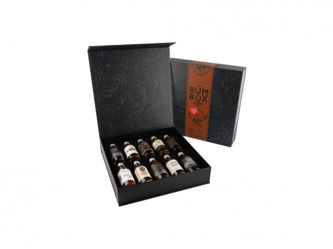 90510 2 90510 degustacni set rumu the box rum 40 9 set 10x 0 05l