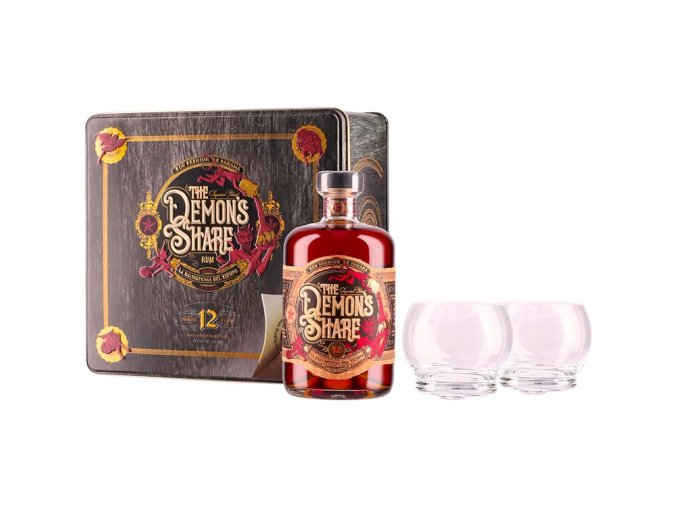 rum the demon s share 12 yo christmas pack 70cl 41 crb