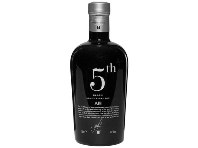 Gin 5th Air Black 0,7 l 40%