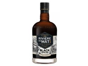 Rhum Black Spiced Riviere Du Mat 70cl