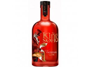 gin the king of soho variorum gin pink strawberry edition cl70