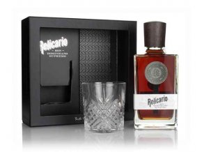 relicario ron dominicano supremo with glass rum