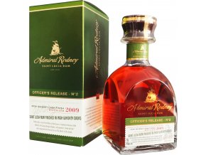 admiral rodney officer s releases n2 saint lucia rum whiskey cask finish 2009 rum 07l