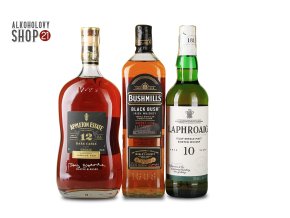 APPLETON ESTATE + BUSHMILLS+LAPROAIGw