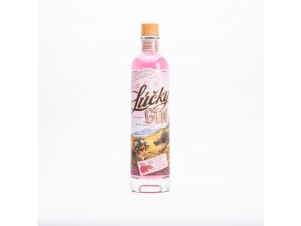 lucky pink gin remeselny slovensky 07l