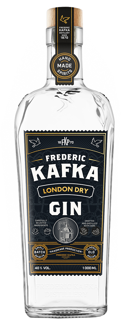 Frederic Kafka Gin 0,7l 40% (čistá fľaša) Veľkosť: 1l
