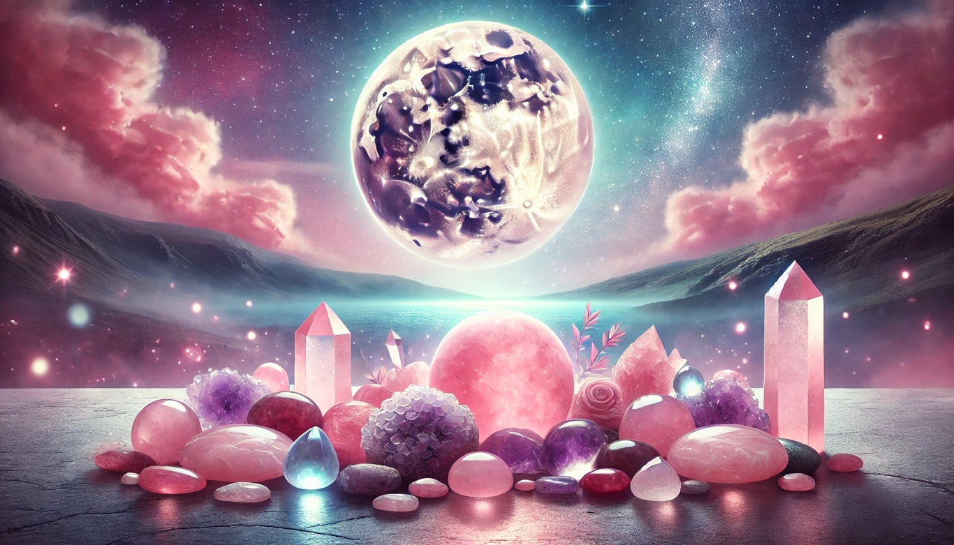 Růžový úplněk v dubnu