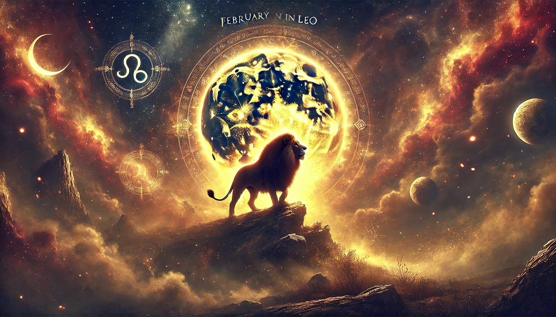 Únorový úplněk ve lvu