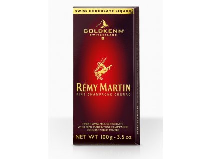 Goldkenn Mléčná čokoláda plněná koňakem Rémy Martin, 100g