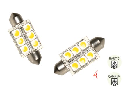 Sufit žárovka 6 LED SMD5050