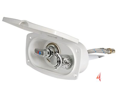 Sprchový box Edge (Provedení Ral 9010, 4m hadice)