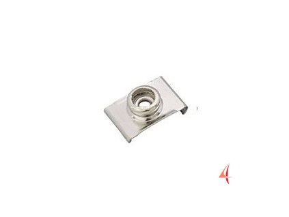 2504 spodni dil druku na listu z poniklovane mosazi s rozpetim 19 1 mm