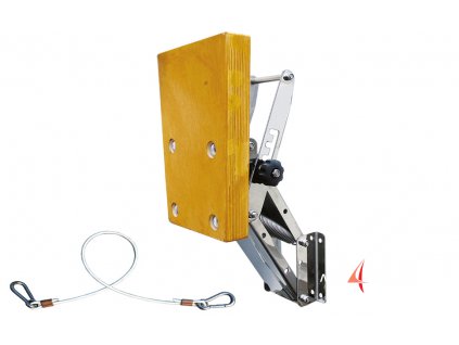 3062 sklopny drzak privesneho motoru s drevenou deskou do 50kg