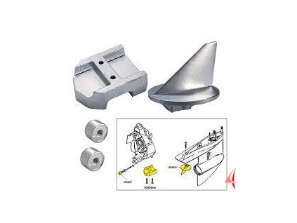 Sada magnesiových anod Mercruiser Alpha I Generace 1