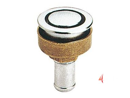 Chromované odvzdušnění nádrže zapuštěné (Provedení rovné, 20mm)