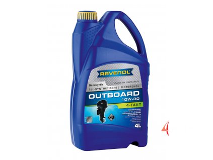 Ravenol Outboardoel 4T SAE 10W30, balení 4 l