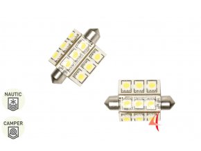 Sufit žárovka 9 LED SMD5050 (Barva Studená bílá)