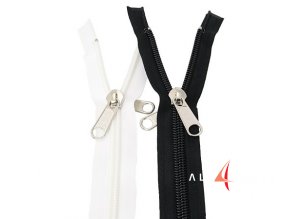 Spirálový zip velikosti 10, bílý (rozměr 15 m)