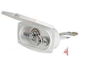 Sprchový box Edge (Provedení Ral 9010, 4m hadice)