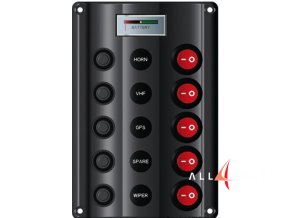 233 wave elektricky ovladaci panel 5 12 v voltmetr