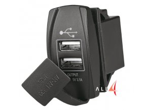 239 1 dualni usb zasuvka ve velikosti tlacitka