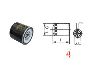 Olejový filtr F115, F75, F90 a LF115