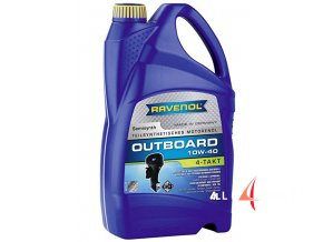 2876 ravenol outboardoel 4t sae 10w40 baleni 4 l
