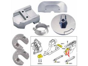 3626 sada magnesiovych anod mercruiser alpha i generace 2