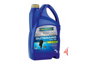 Ravenol Outboardoel 4T SAE 10W30, balení 4 l