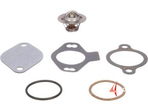 Originální kit termostatu 60°C s těsněními OEM 807252Q4 pro motory GM V6 a V8