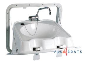 ABS skládací umyvadlo na stěnu