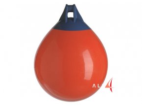 Kulatý fendr MAJONI červený s černým koncem (Velikost Délka 1050mm, ø 850mm)